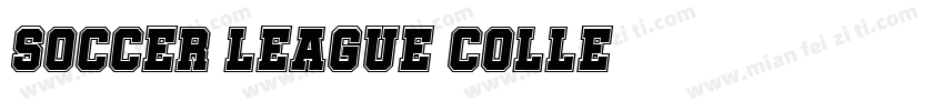 Soccer League Colle字体转换